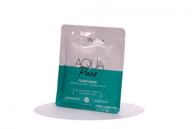 BIOTHERM AQUA PURE FLASH MASK 1X31 gr. Maschera in tessuto Purificante Biotherm 100963 Maschere e peeling