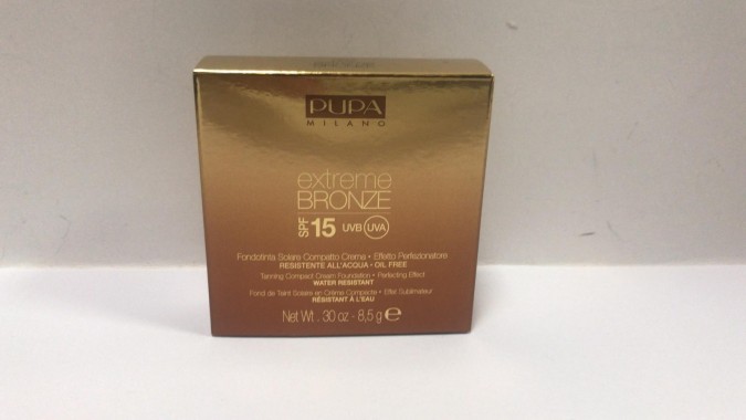 PUPA EXTREME BRONZE FONDOTINTA SOLARE COMPATTO CREMA SPF15 n002 GOLD