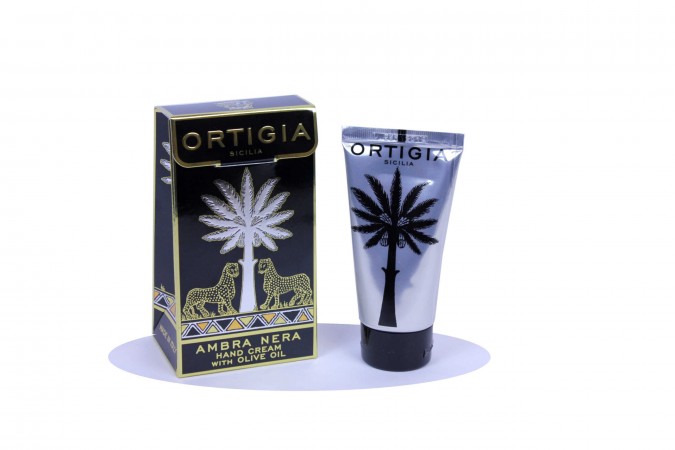 Ortigia Sicilia Ambra Nera Crema Mani Olio di Oliva 80ml Hand Cream Olive Oil Ortigia sicilia 8033219957034 Creme e lozioni