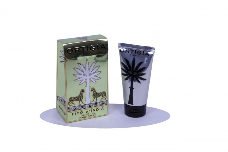 Ortigia Sicilia Fico D'india Crema Mani All'Olio di Oliva,Lanolina,Olio Di Mandorla