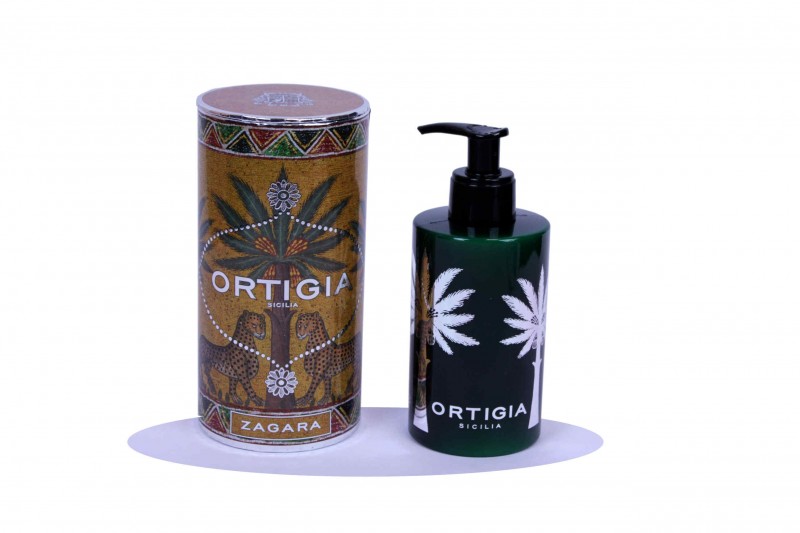Ortigia Sicilia Zagara Crema Corpo 300Ml Lanolina,Olio D'Oliva e Mandorla