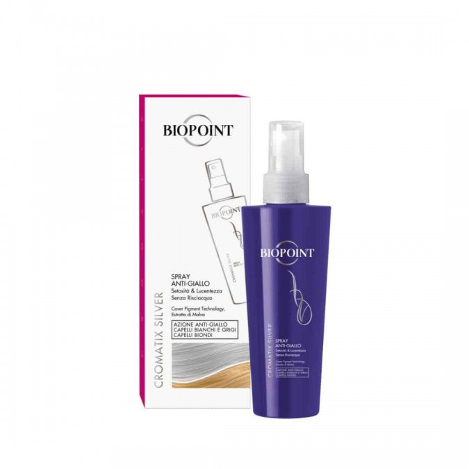 Biopoint Cromatix Silver Spray Anti-Giallo Capelli Grigi 150ml Biopoint 381149 Colore