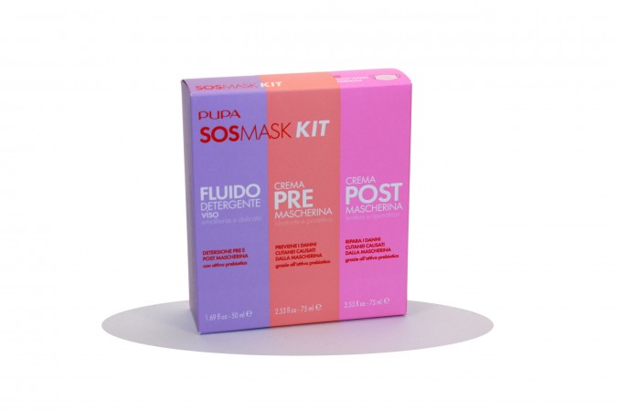 Pupa Kit Sos Mask Trattamento Viso Per Uso Prolungato Della Mascherina Pupa 568953 Creme idratanti