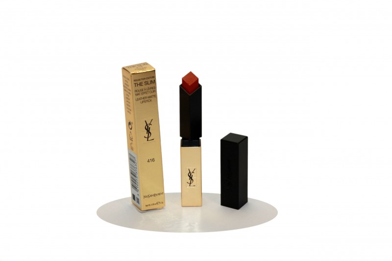 Ysl Rouge Pur Couture The Slim Effetto Mat 416 Psychedelic Chili Rossetto Labbra