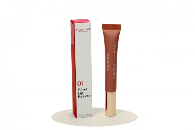 Clarins Velvet Lip Perfector Lucidalabbra 01 Velvet Nude 12ml Clarins 066940/001 Lucidalabbra