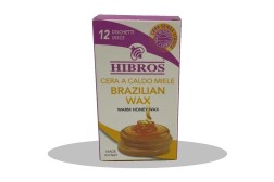 HIBROS 12 DISCHETTI CERA D'API A CALDO MIELE DEPILAZIONE RICARICA LUNGA DURATA Hibros 370023 Ceretta